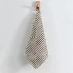 serviettes coton absorbantes rapide toilette face moderne rose clair gris blanc jaune doré texture