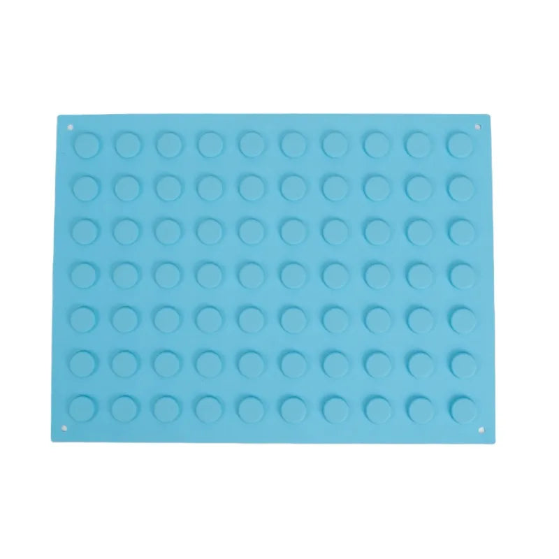 tapis bain bleu clair moderne rondelles relief réutilisable stérilisation haute température