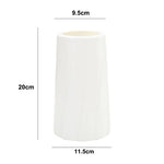 vases décoratifs modernes rayures verticales bleu blanc rose vert pastel minimaliste