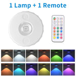 projecteur led rechargeable sans fil blanc moderne télécommande charge usb kitchen lights