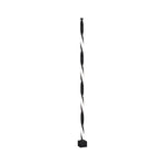 lampe solaire moderne rayures diagonales noir blanc ip65 led
