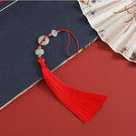 bracelets ethniques rondes motifs floraux franges couleurs vives traditionnels