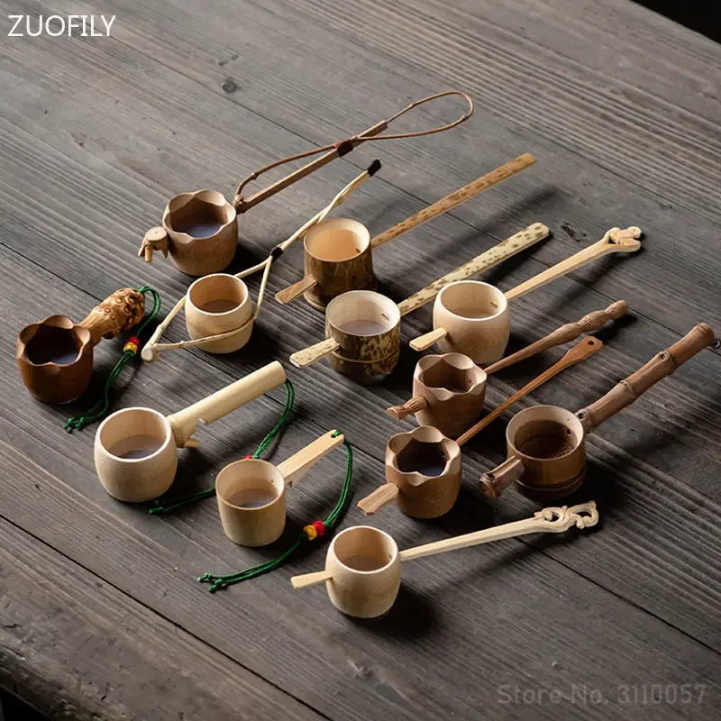 filtres thé rotin bambou marron clair tiges traditionnels artisanat cuisine théière mugs cups
