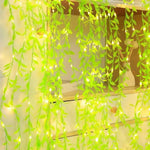 Détail feuilles lierre LED guirlande Ombre Interieur