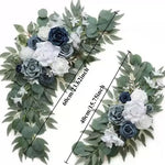 guirlande florale artificielle romantique mariage extérieur decoration maison rose blanc vert
