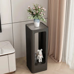 support vases moderne multi niveaux beige noir texture marbrée intérieur moderne