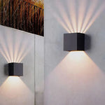 applique murale led noir contemporaine éclairage cuisine chambre salle manger entrée 249lm 90260v