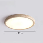 plafonnier led moderne beige gris marbré texture naturelle minimaliste fixations invisibles