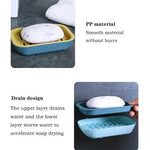 support savon adhésif moderne vert bleu rose blanc drainage matériau opaque