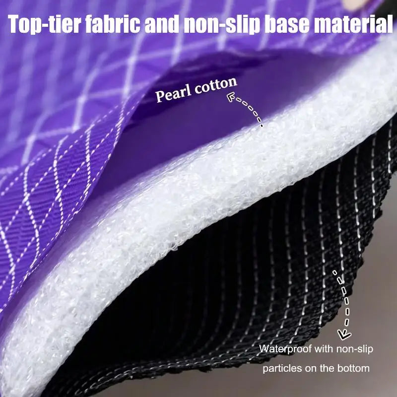 coussin pliable camping violet vert beige maille fine imperméable carabine poignée moderne pratique