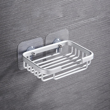 porte savon mural noir doré blanc moderne minimaliste grille adhésif salle bain