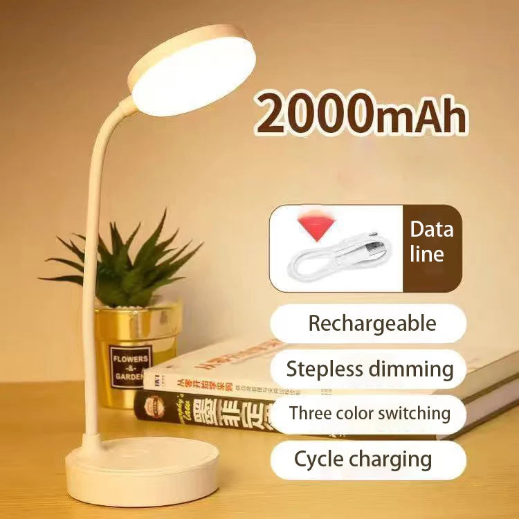 lampe led rechargeable blanc moderne minimaliste interrupteur bouton poussoir port usb piles aa