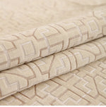 coussin canapé géométrique beige housse textile jacquard salon fauteuil banquette