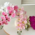 Orchidées artificielles rose violet blanc modernes mariage décoration intérieure festive
