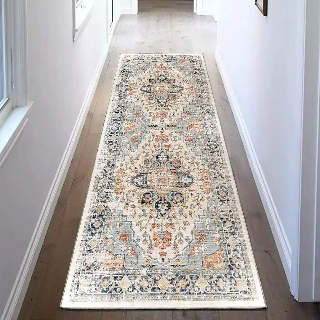 tapis traditionnel rouge motif floral adhésif extérieur intérieur moderne polypropylène polyester
