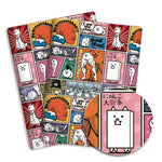 tapis bain tissu brocart imprimé dessins animés résistance abrasion coton polyester multicolore