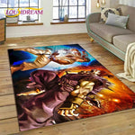 Tapis Street Fighter détail du motif 3D