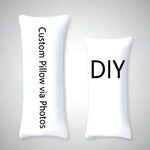 coussin personnalisable motif géométrique carrés diagonaux coeurs fleurs pommes moderne blanc polyester lit chambre