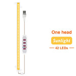 lampe led culture végétale usb alimentée 5v variateur sans fil blanc rose bleu moderne