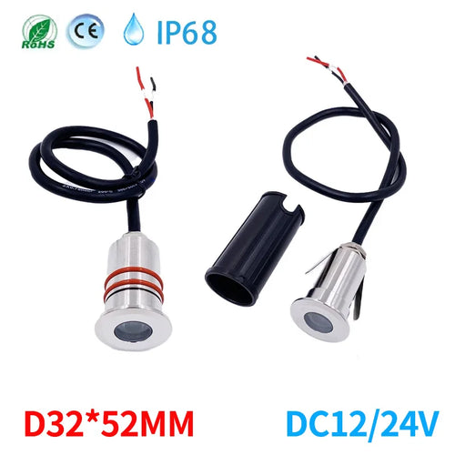 spot led sous marine acier inoxydable étanche ip68 piscine jardin extérieur