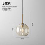 suspension lumineuse moderne minimaliste transparent beige ampoule e27 câble noir 150cm 10cm diamètre flux