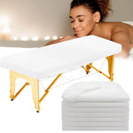 couvre lit jetable blanc élastique massage table moderne 35x86 pouces pack 10pcs