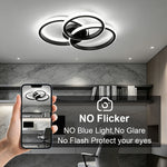 luminaire suspendu moderne blanc noir éclairage quotidien cuisine salle manger led acrylique fermeture métallique
