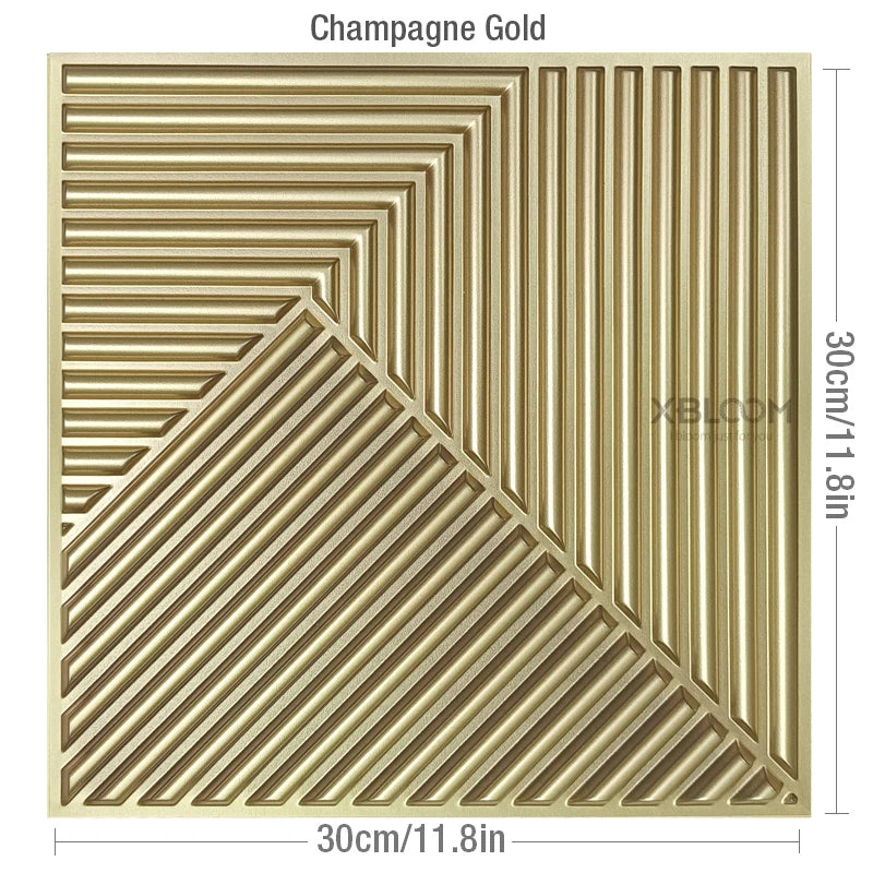 panneau décoratif 3d moderne triangles géométriques blanc adhésif opacité plastique