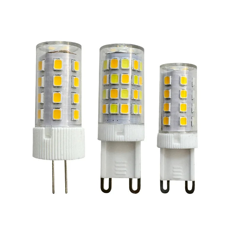 ampoule led 3w blanc moderne carrés jaunes verts 2700k 6500k g9 cct