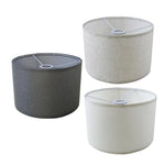 abat jour gris moderne toile lin lampes table facile assembler