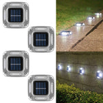 lampe solaire extérieure moderne argentée noire ip65 led autoinstallation vis fixations