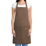 tablier ajustable imprimé logo brodé noël noir beige poche glissière ciseaux opaquet classique