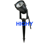 projecteur solaire led rgb ip65 moderne piquet cable noir abs