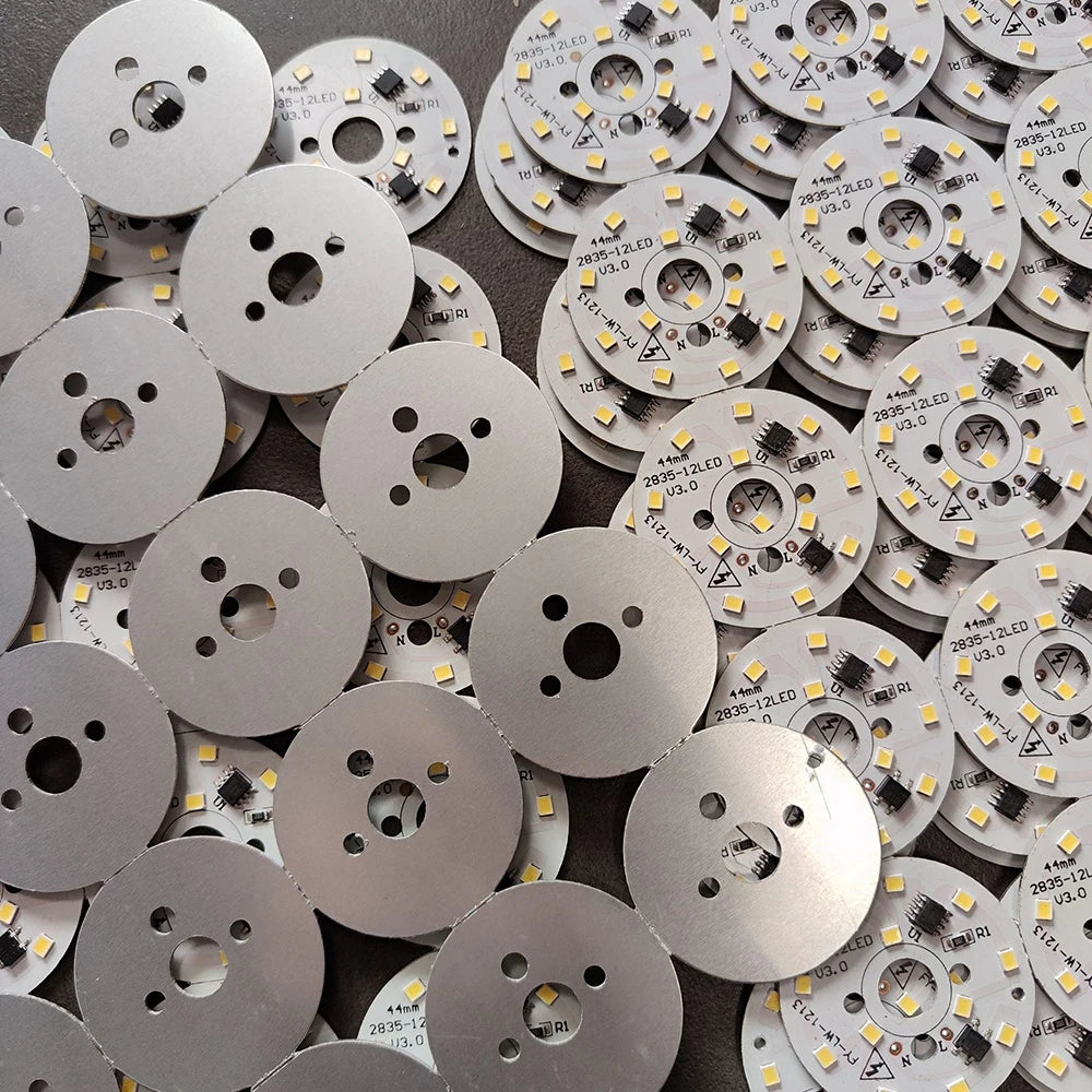 plaque led circulaire 12w 15w 18w diodes blanches moderne ac 220v 240v