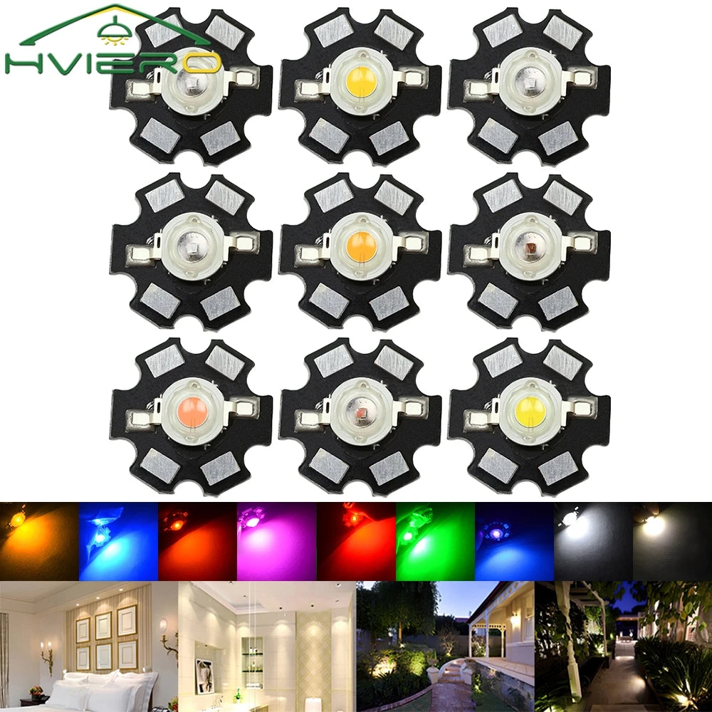 Diodes LED Blanc Rouge Bleu Vert Jaune Circulaire Points Lumineux Opacité Moderne