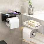 porte serviettes moderne adhésif sans perçage noir mat papier toilette étui serviettes flacon parfum