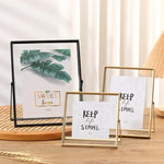 cadre photo moderne noir doré textes feuilles sweet simple pieds pliants images