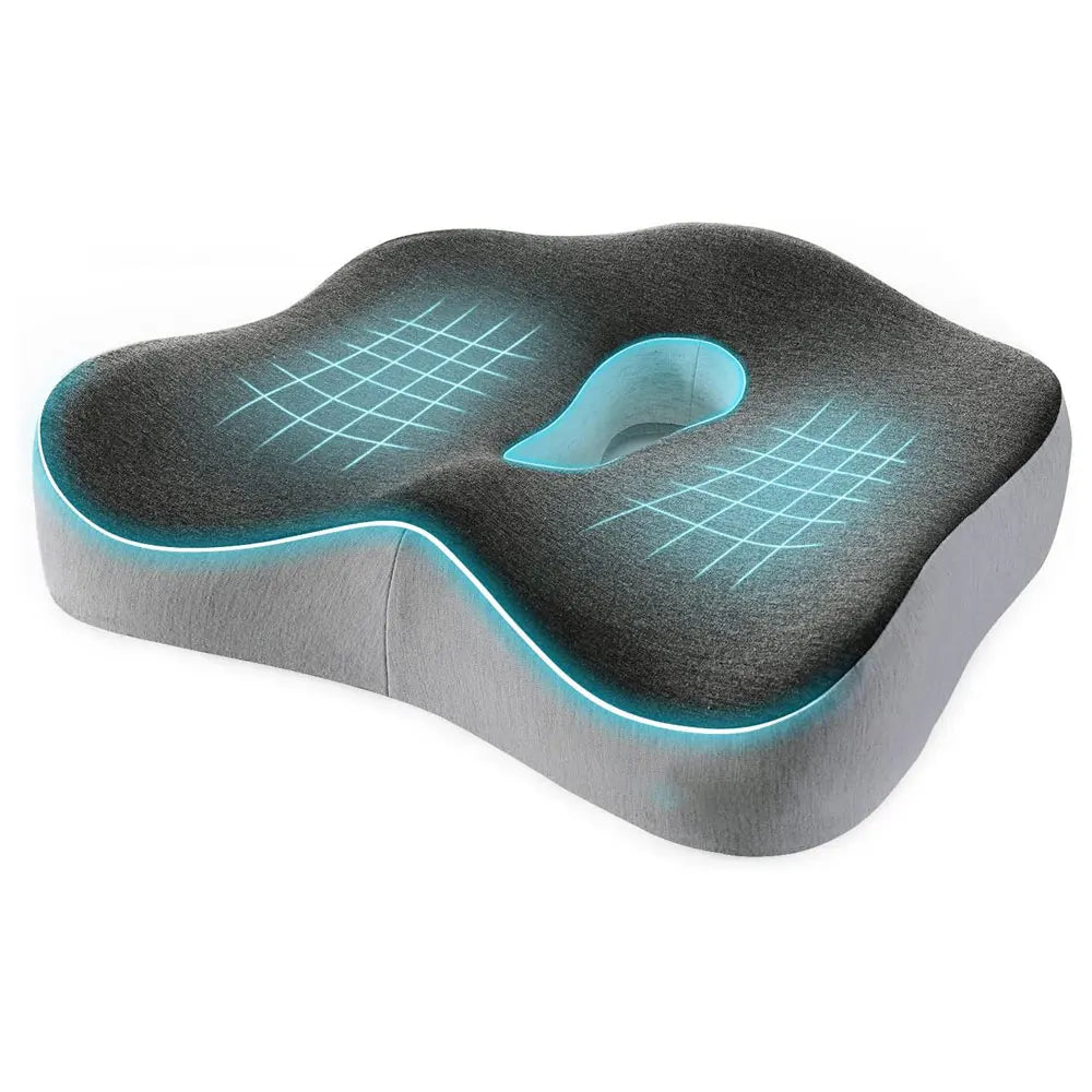 coussin siège bébés mousse mémoire forme polyester gris noir texture tissée confortable amovible lavable