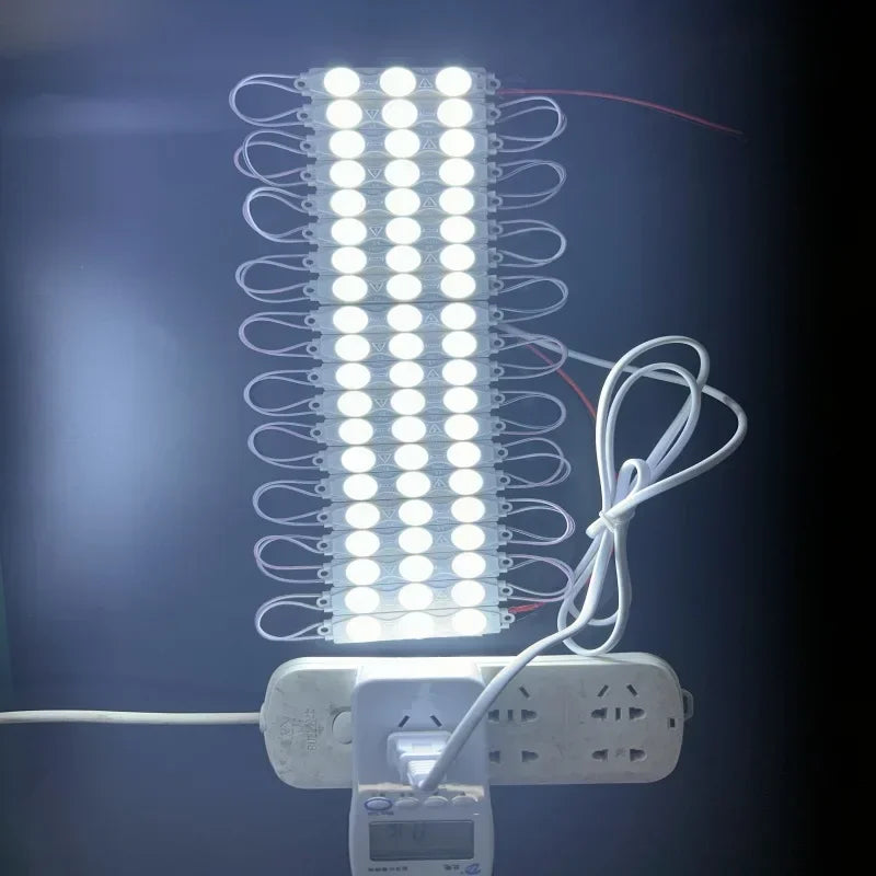 modules led blanc rouge bleu ip65 étanches adhésifs industriels 120° lumineux