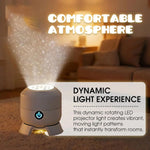 projecteur led rotatif gris moderne adhésif câble usb ambiance chambre fête