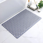 tapis bain antidérapant moderne perforations trou drainage adhésif rose jaune gris bleu beige