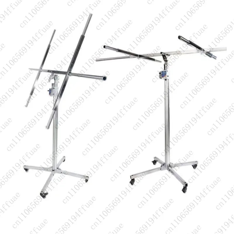 grille taille moderne argentée lisse opaquer roulettes support industriel inoxydable
