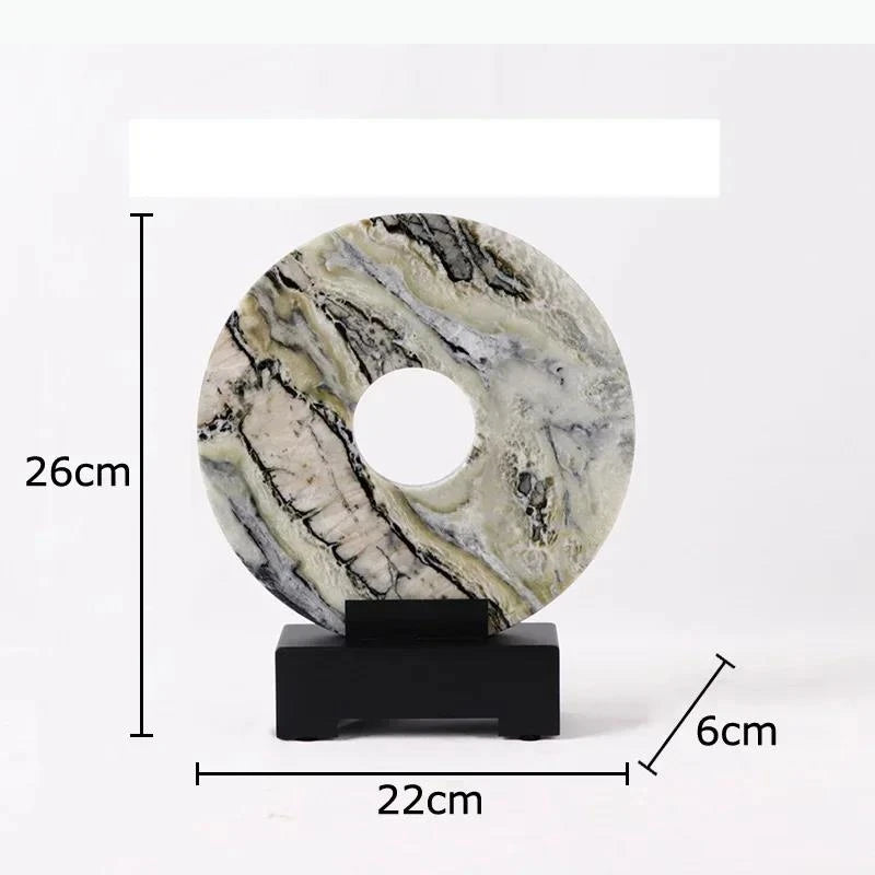 disques decoratifs marbre modernes blanc gris noir beige support metallique decoration maison