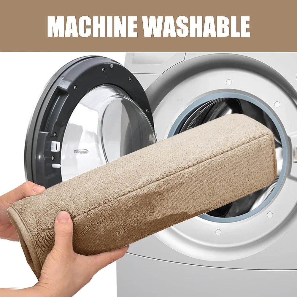 tapis bain mousse mémoire forme absorbant antidérapant moderne rayé beige clair salle bain lavable