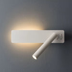 lampe murale led moderne noir bras articulé éclairage directionnel minimaliste chambre coucher étude entree