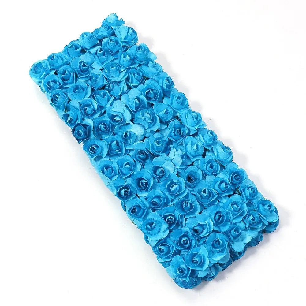 couronnes artificielles roses violet rouge bleu blanc jaunes intérieur décoration mariage anniversaire baby shower