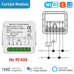 module commutation wi fi blanc moderne clips rail din connecteurs électriques boutons commande certification