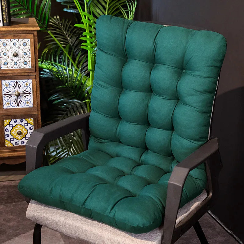 coussin chaise épais coton polyester lavable adhésif moderne vert jaune bleu gris marron simple