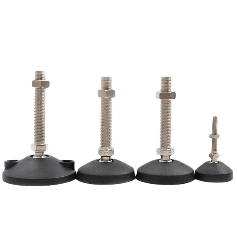 lot quatre pieds meuble réglables acier noir table canapé industriel