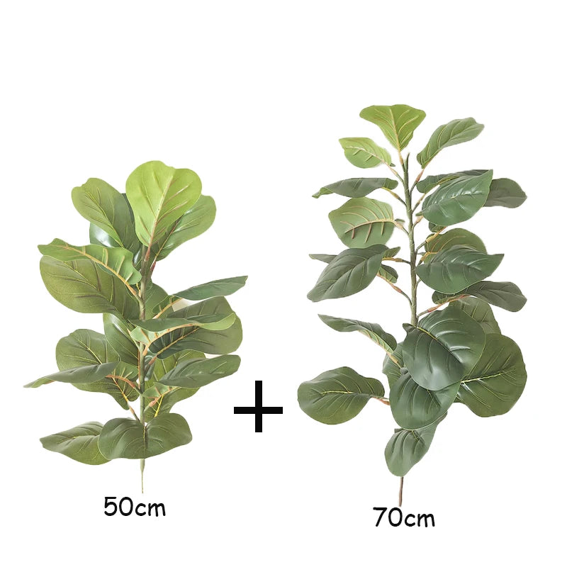 plantes artificielles feuilles vertes modernes decoration maison extérieur 59 pouces six pieces